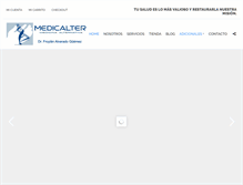 Tablet Screenshot of medicalter.com.mx